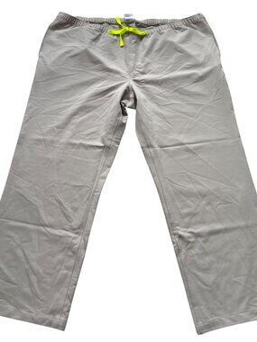 Figs Scrub pants Pisco Basic mens 5XLT khaki beige drawstring long tall inseam